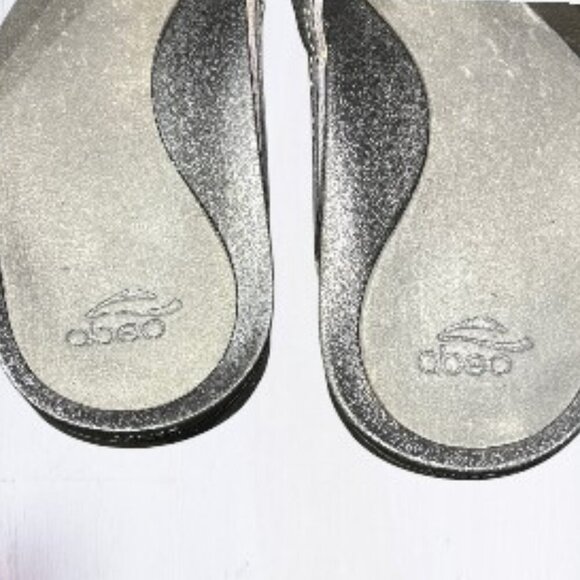 ABEO Zuma Post Flip Flop Sandals Black Size 12 - Picture 7 of 8